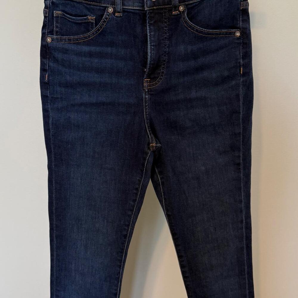 Express Classic dark wash skinny jeans